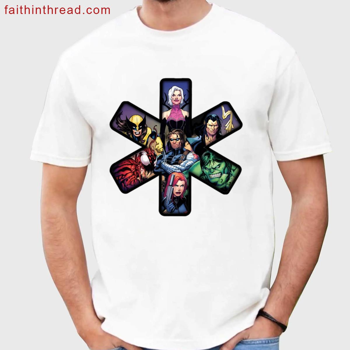 Thunderbolts Anime Style Shirt