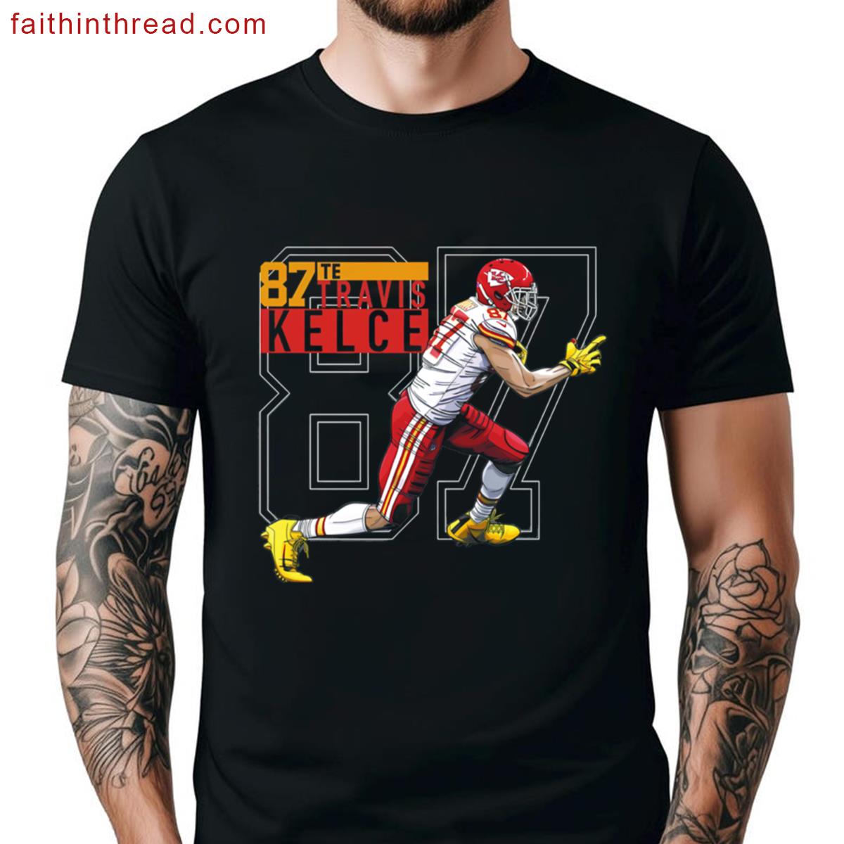 Travis Kelce Graphic Design Shirt