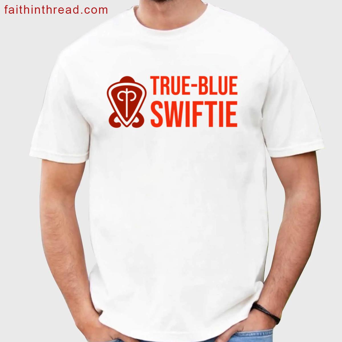 True Blue Swiftie Graphic Tee Fans Shirt