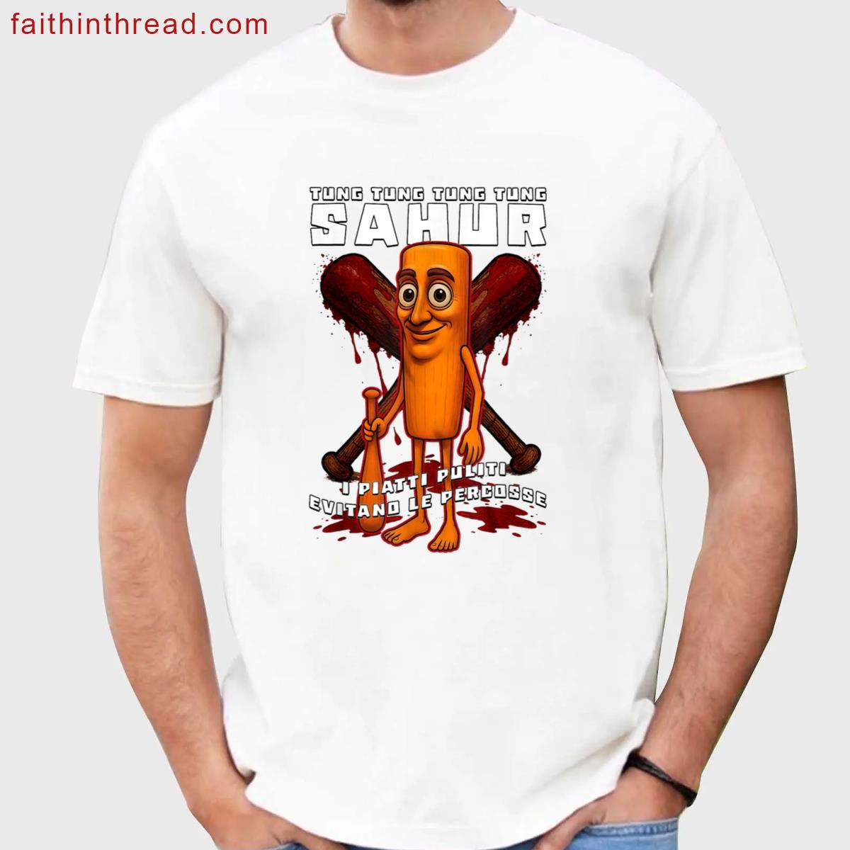 Tung Tung Tung Funny Meme Shirt
