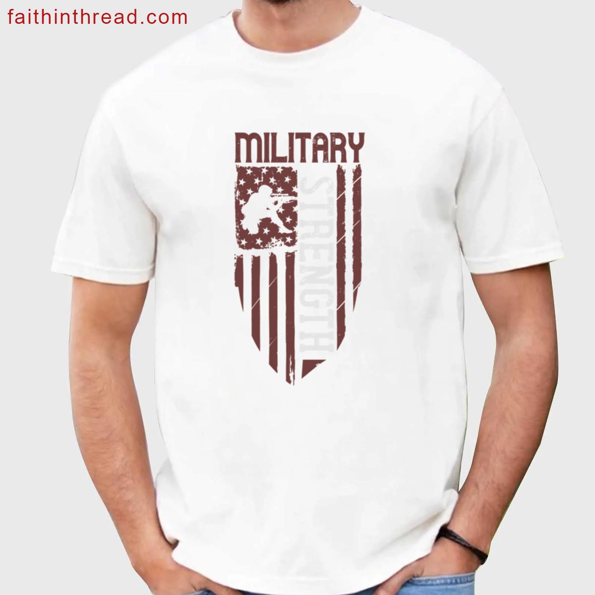 Us Military Power Tee Shirt