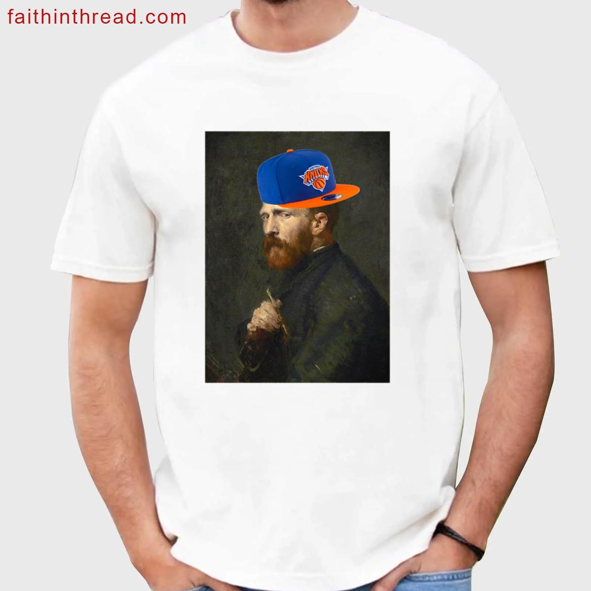 Van Gogh Knicks Graphic Tee Shirt