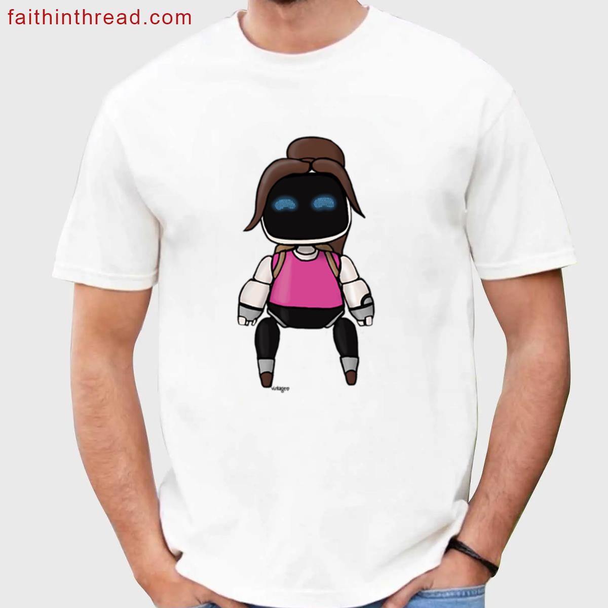 Vintage Bot Relaxed Fit Tee Shirt