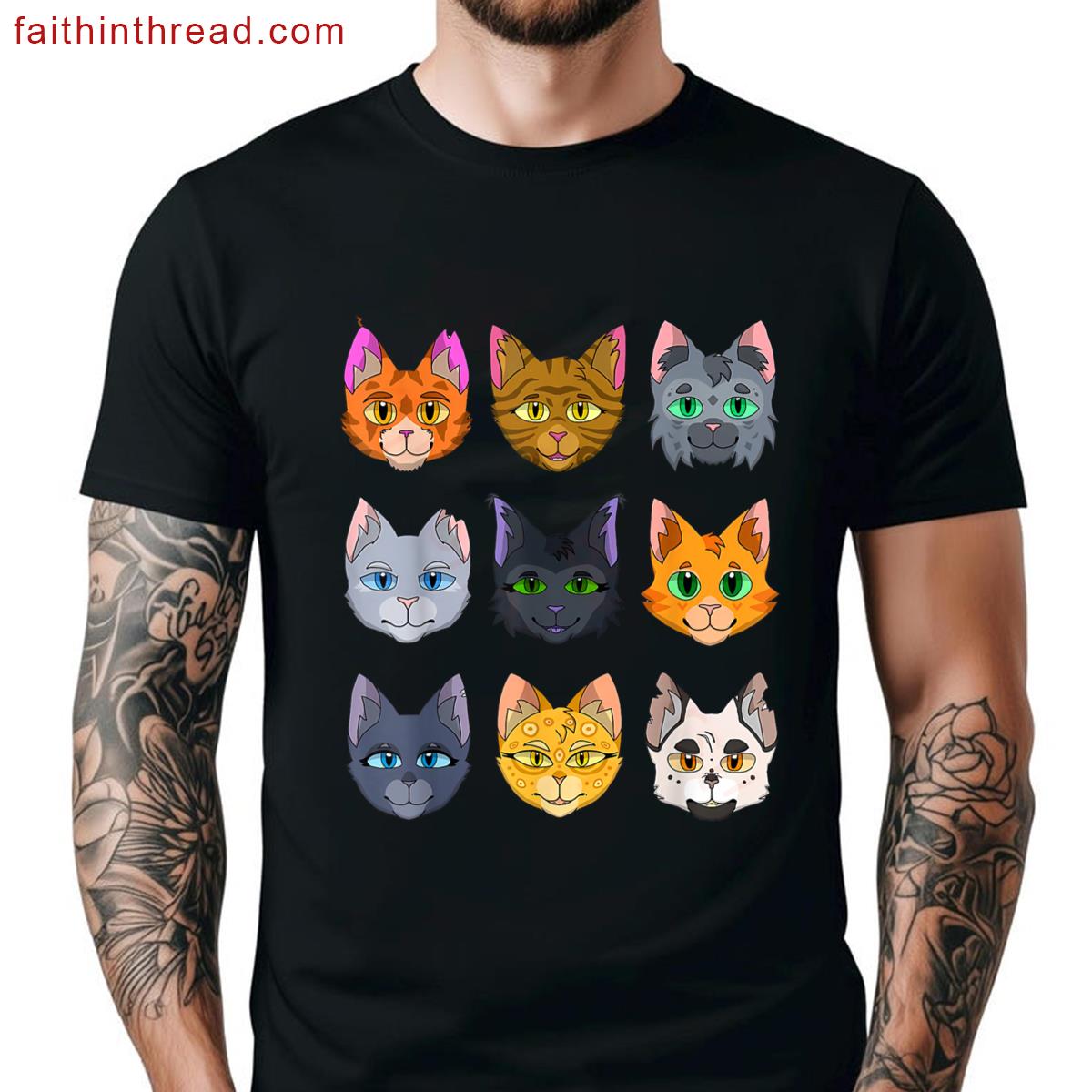 Warriors Cat Lovers Tee Shirt