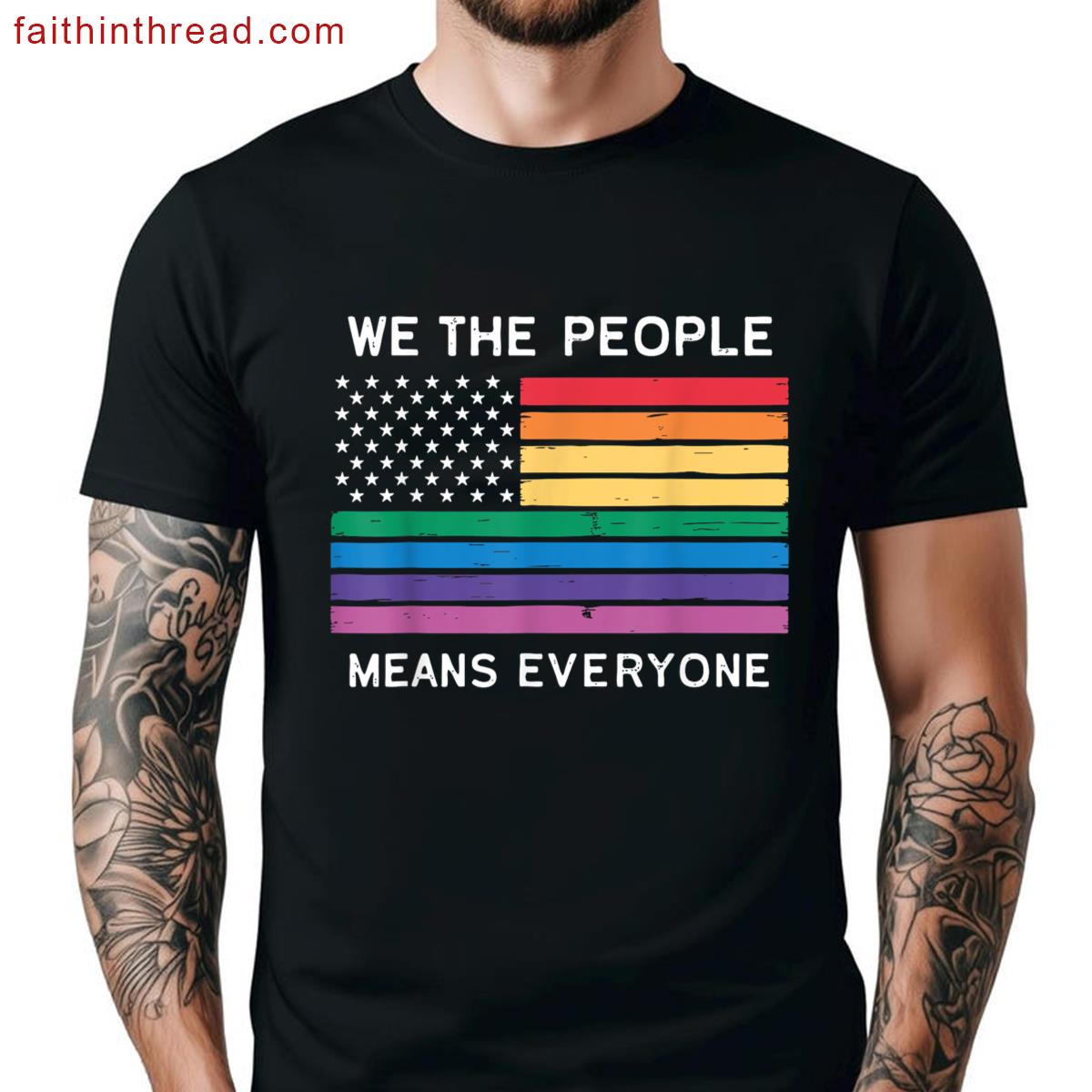 We The People Pride Tee Shirt