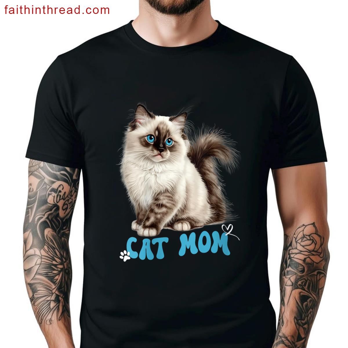 Womens Kitten Lover Graphic Tee Shirt