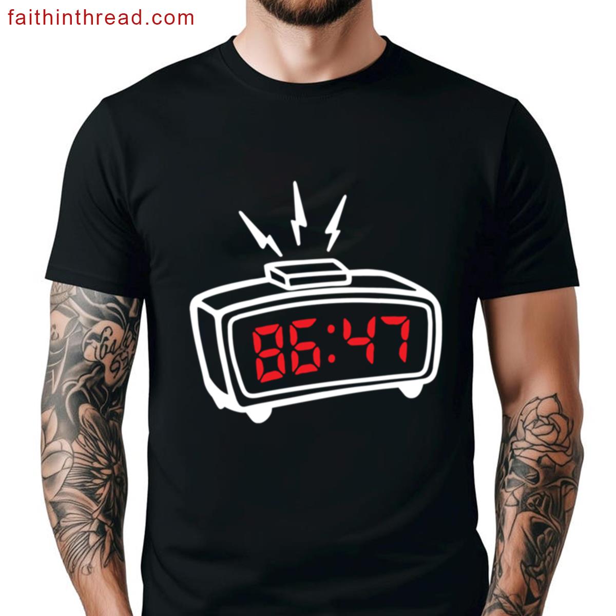 8647 Alarm Clock Blaring Shirt
