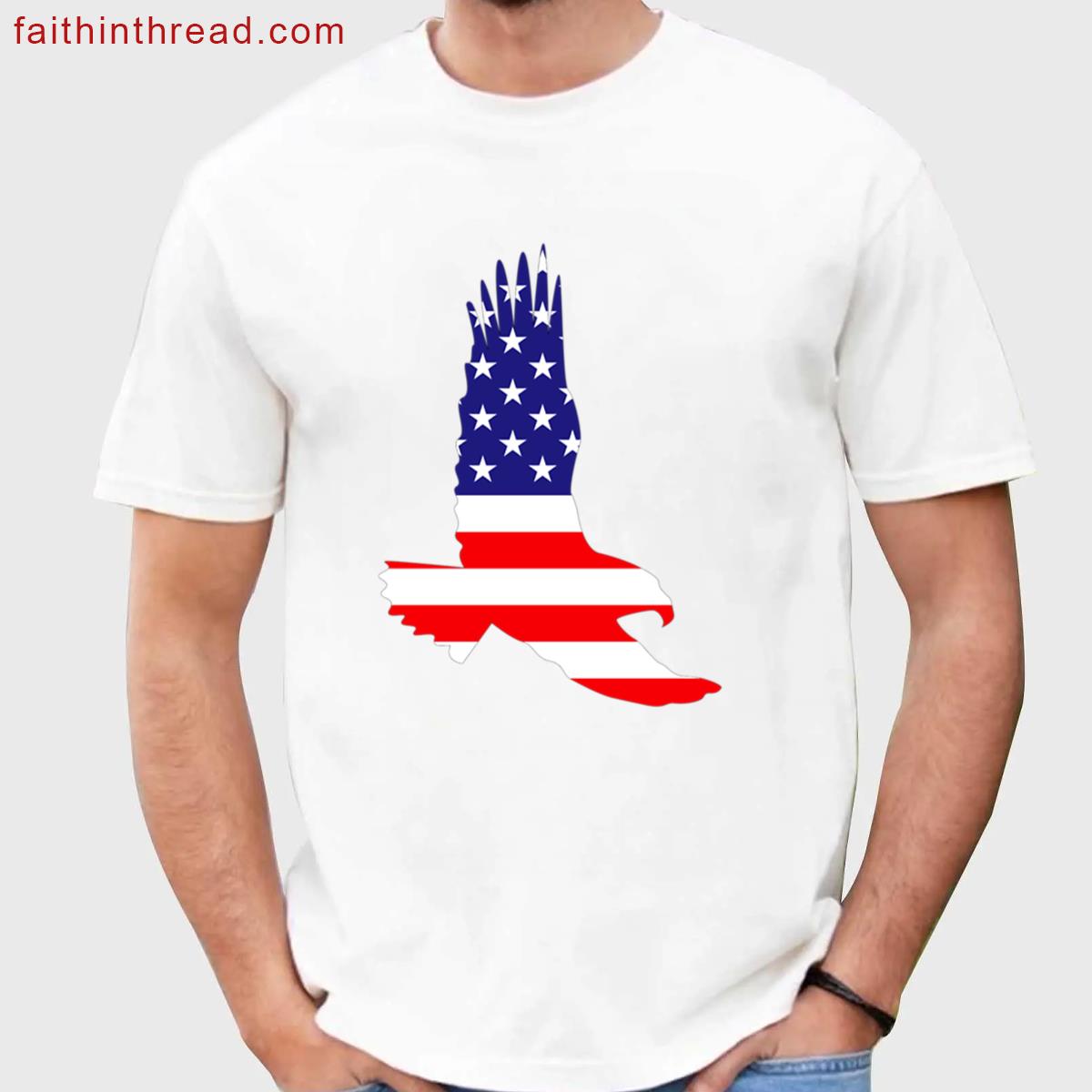 American Eagle And Flag Shirt
