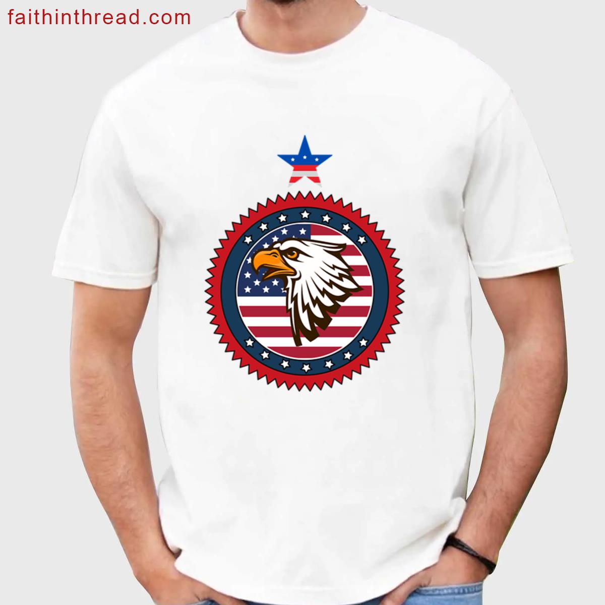 American Patriotic Symbols- Usa Shirt