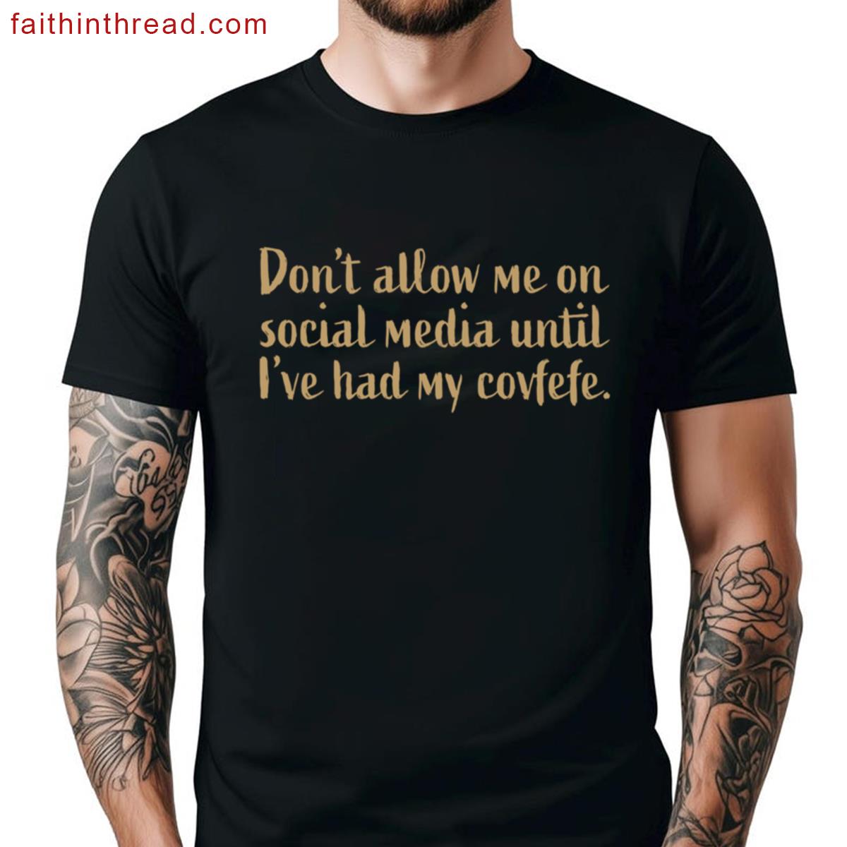 Covfefe V2 – Latte Oversized Shirt