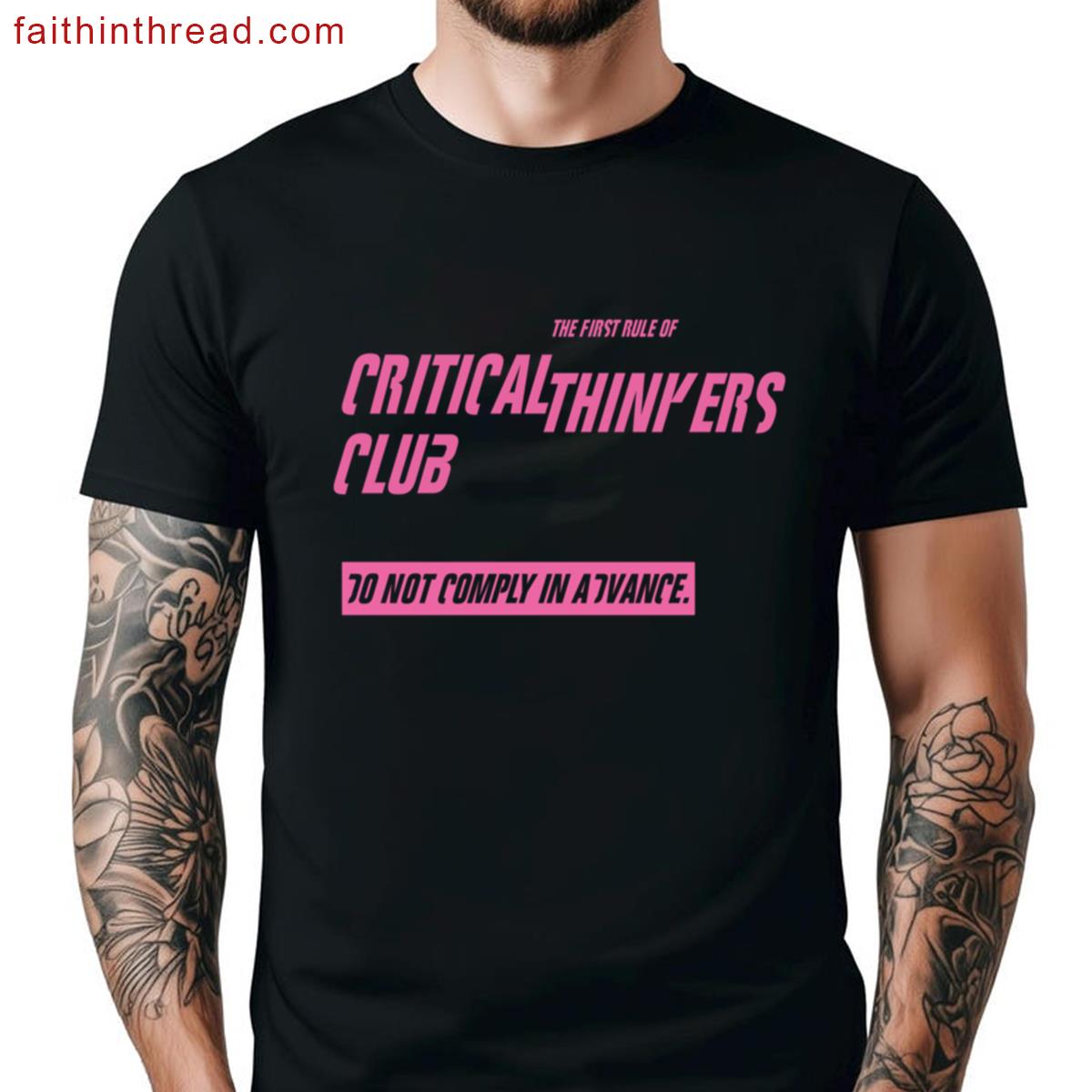 Critical Thinkers Club Oversized Shirt