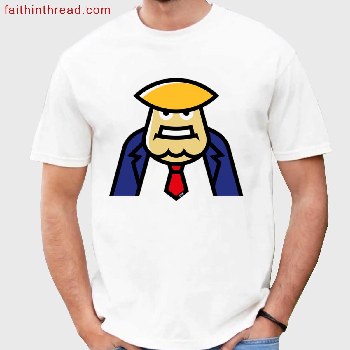 Donald Trump Icon Caricature Smile Shirt