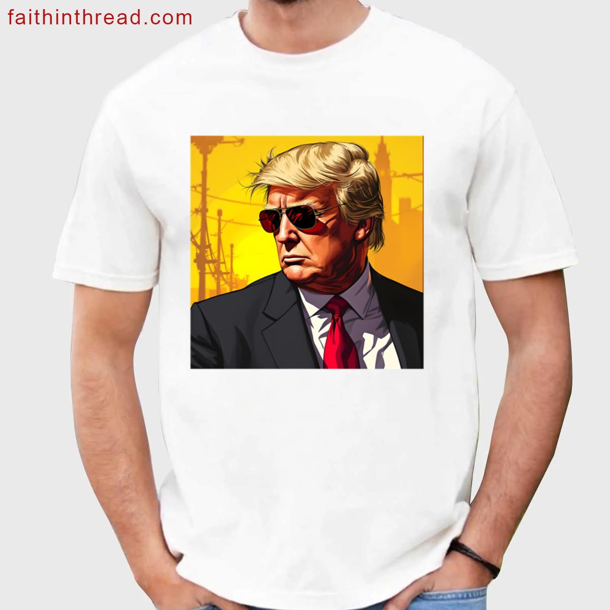 Donald Trump Video Game Portrait Shirt