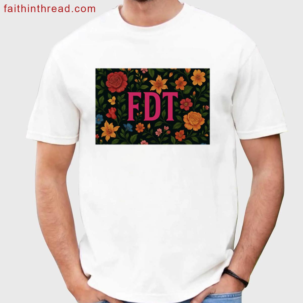 Fdt In Floral Noir Shirt
