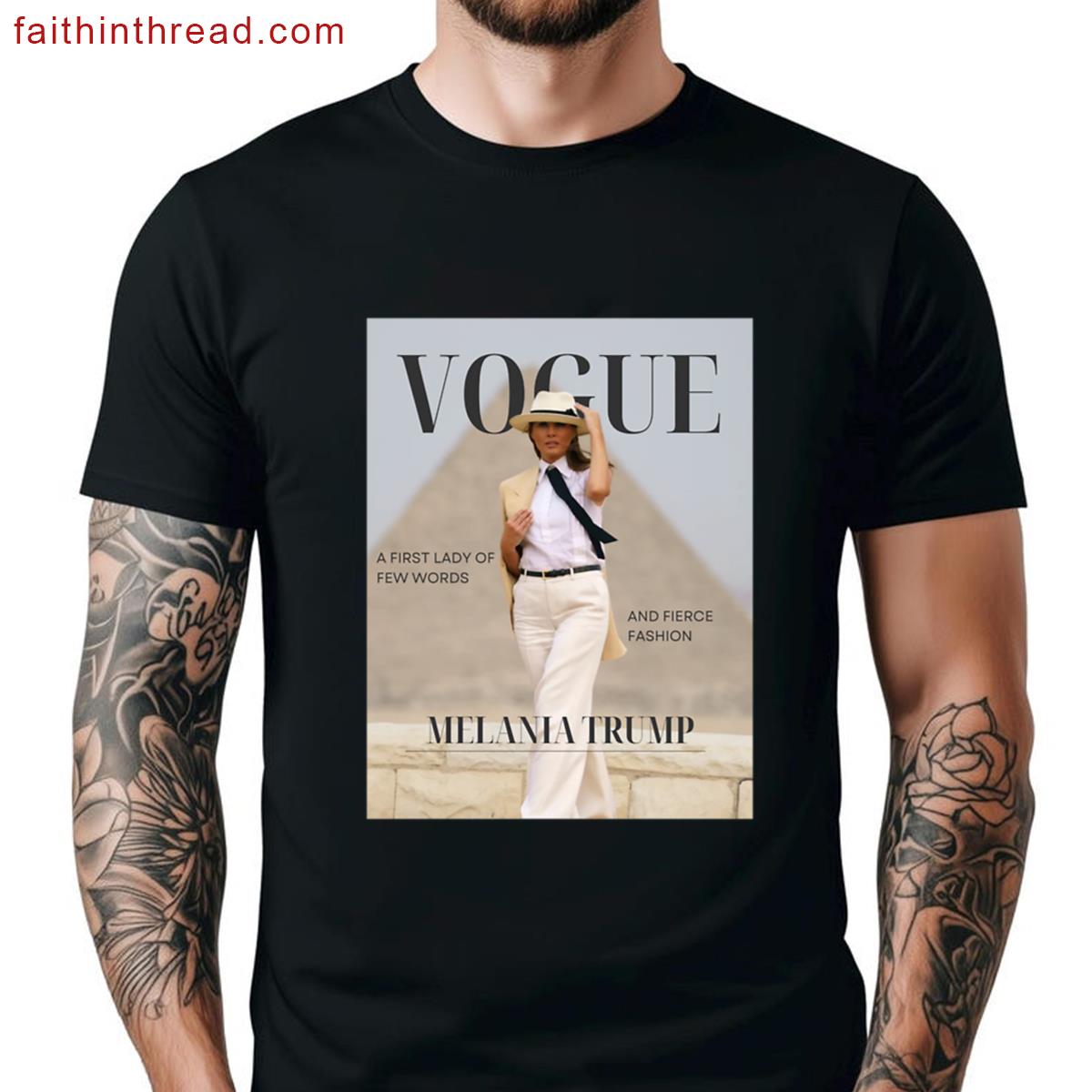 First Lady Melania Trump Egypt Magazine Cover Shirt