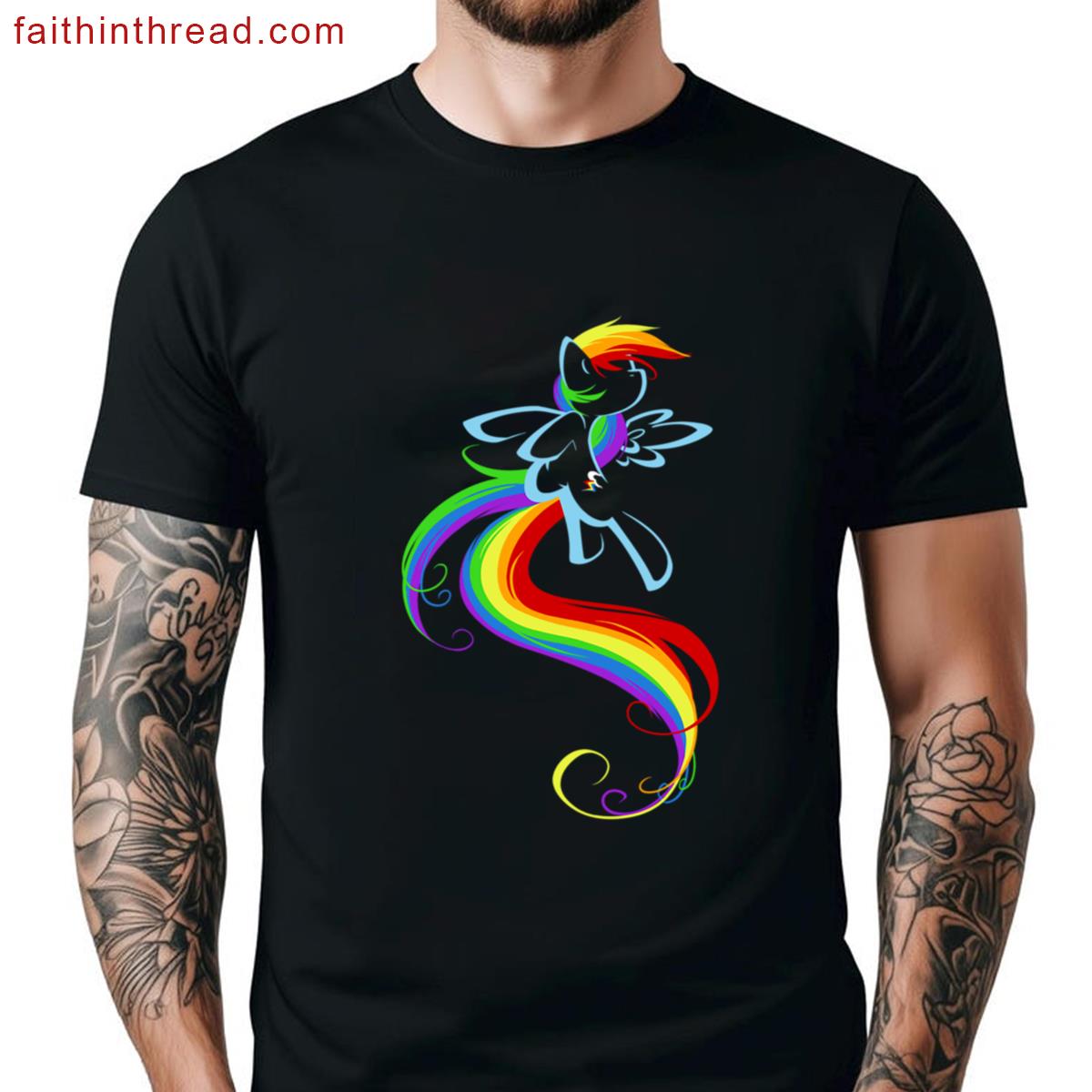 Flowing Rainbow Shirt