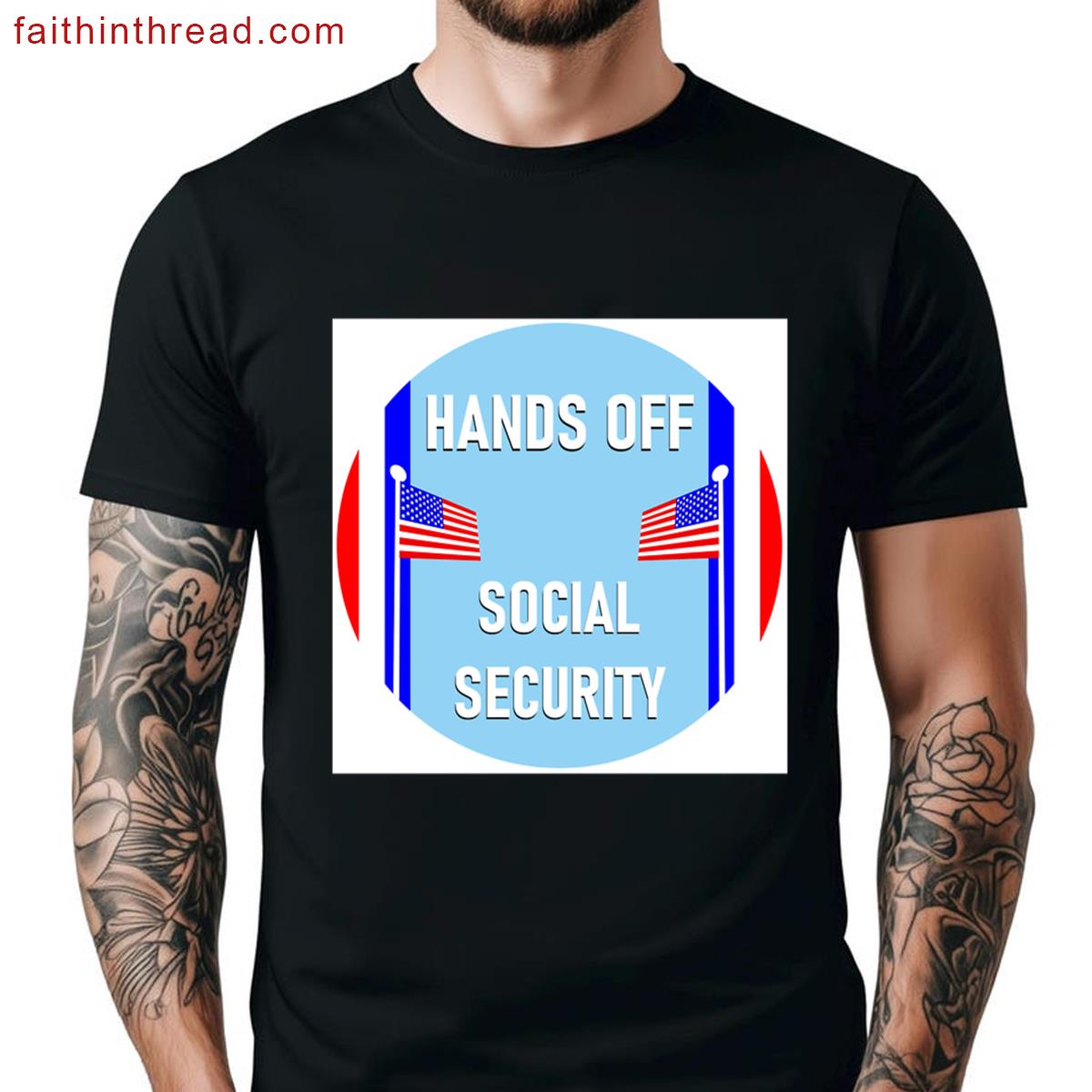 Hands Off Social Security Oversized Shirt