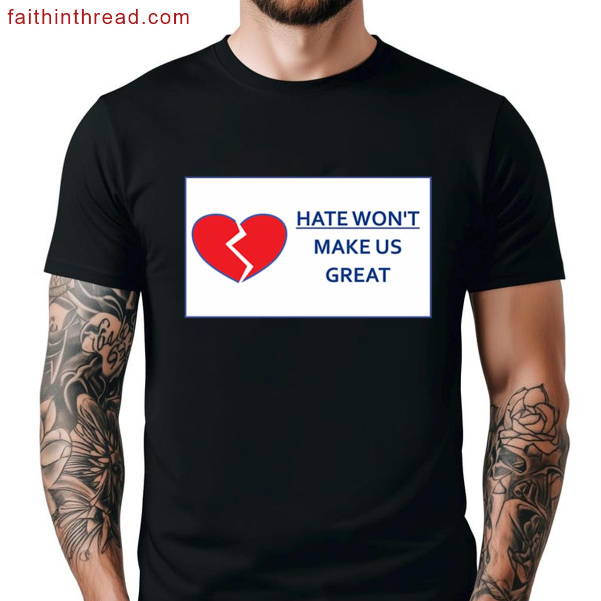 Hate Wont Make Us Great Oversized Shirt