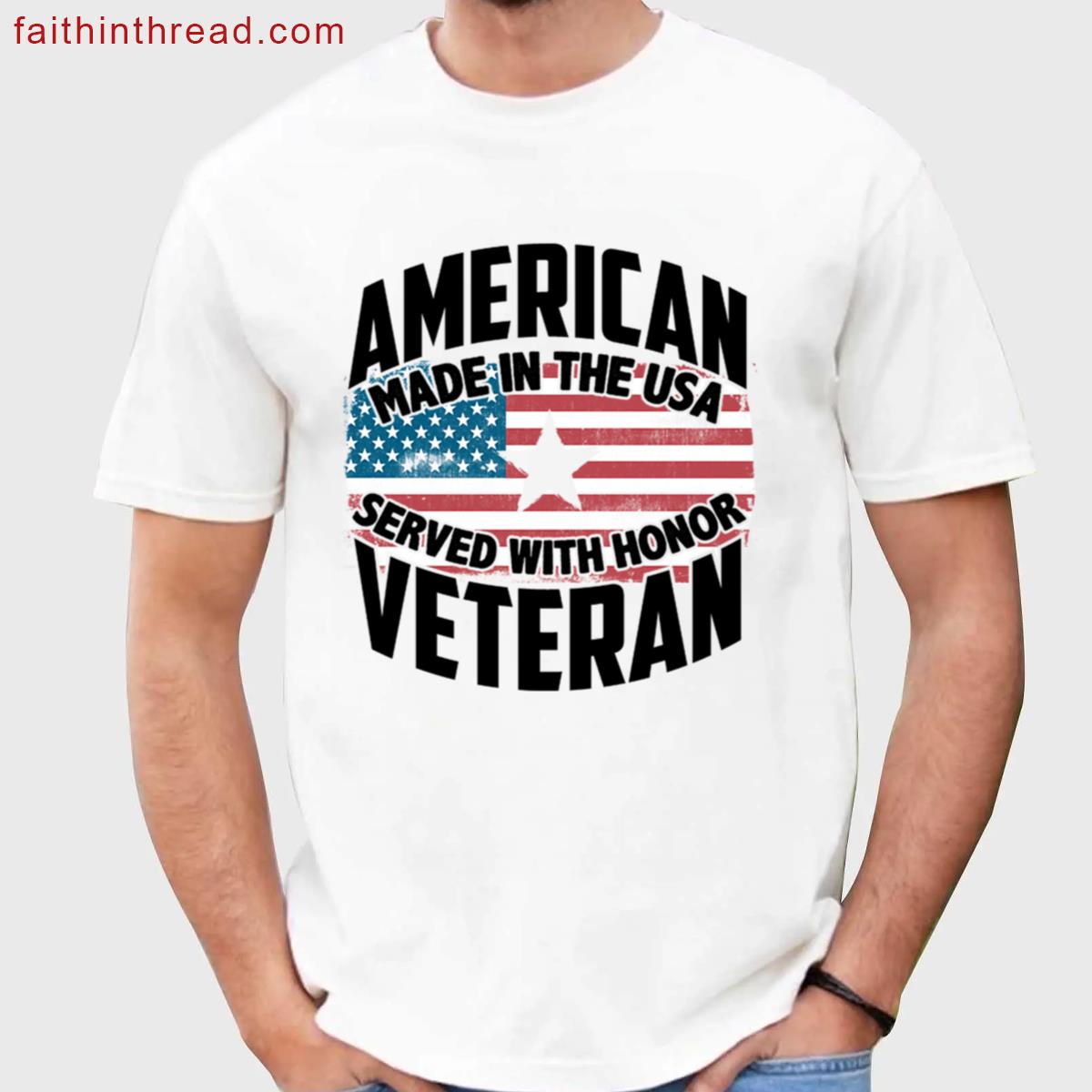 Made In America Patriotic Design Shirt
