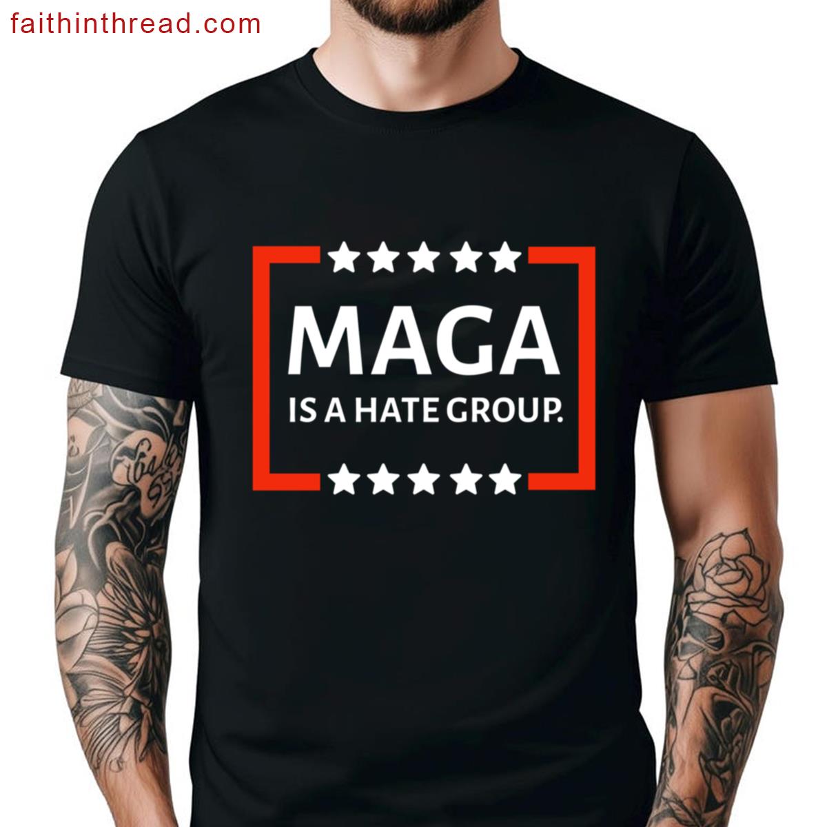Maga Is A Hate Group Oversized Shirt