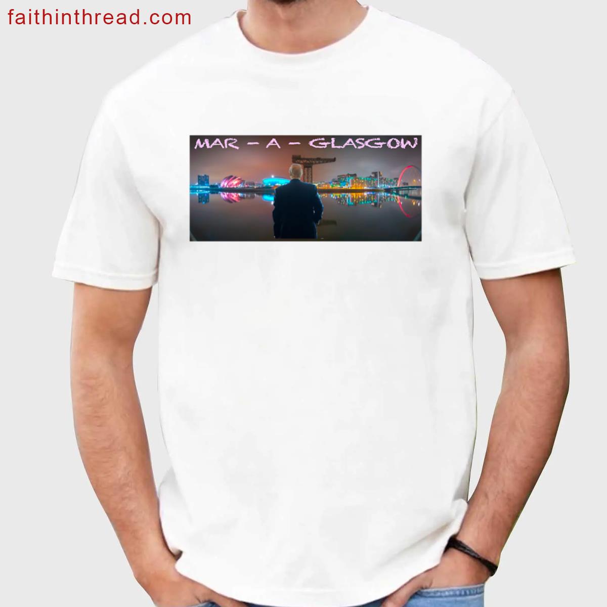 Mar-a-lago Mar-a-glasgow Trump Scotland Oversized Shirt