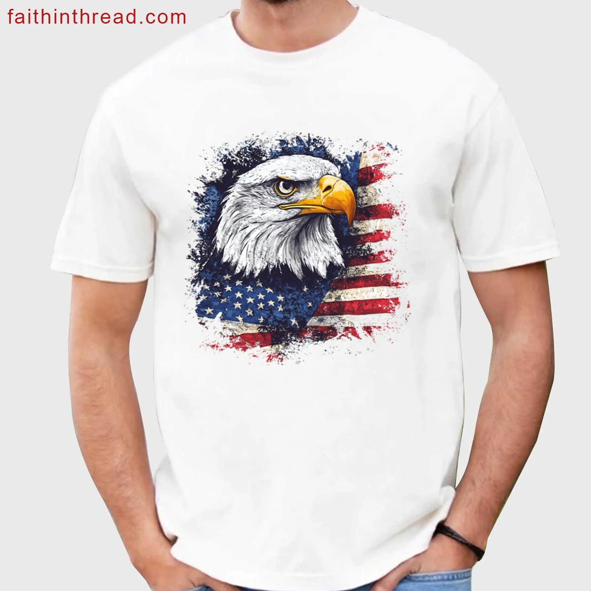 Patriotic Us Eagle Shirt