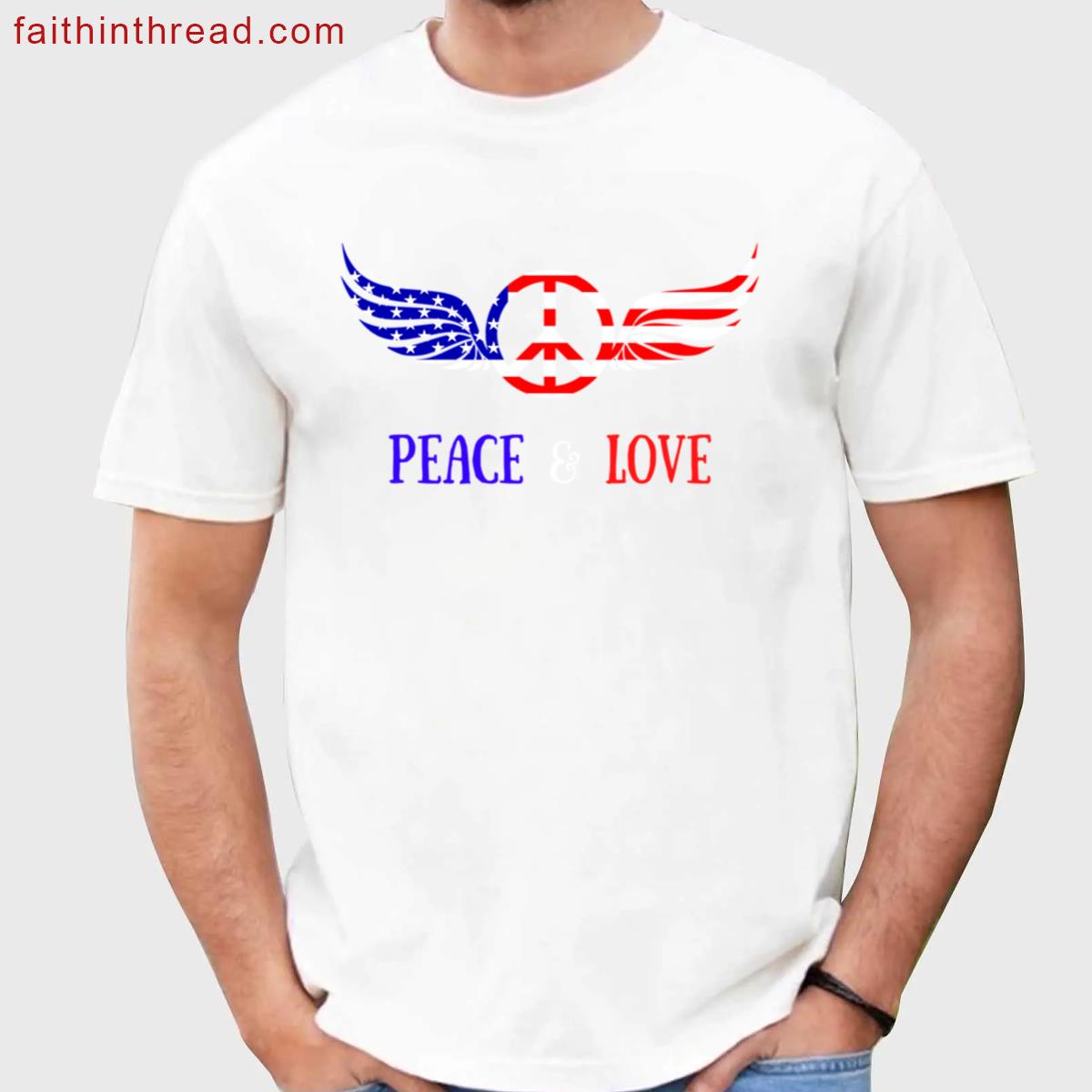 Peace Love Patriotic Shirt
