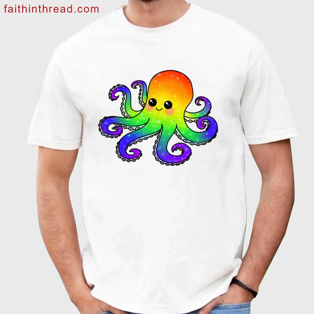 Rainbow Octopus Shirt