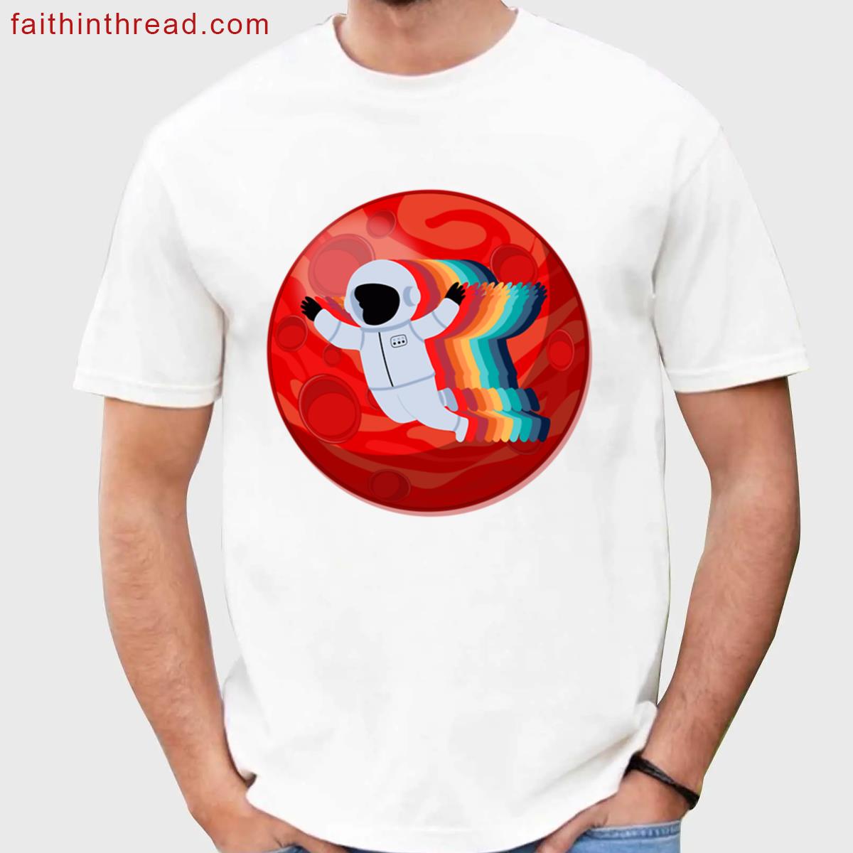 Rainbow Spaceman Shirt