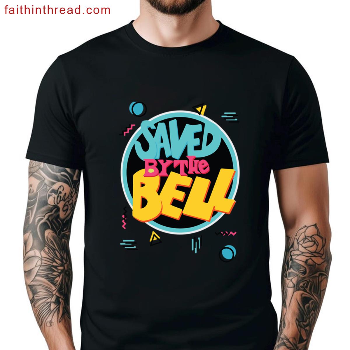 Saved By The Bell Tv Sitcom 90s Party Pattern Geometric Memphis Vapourwave Shirt