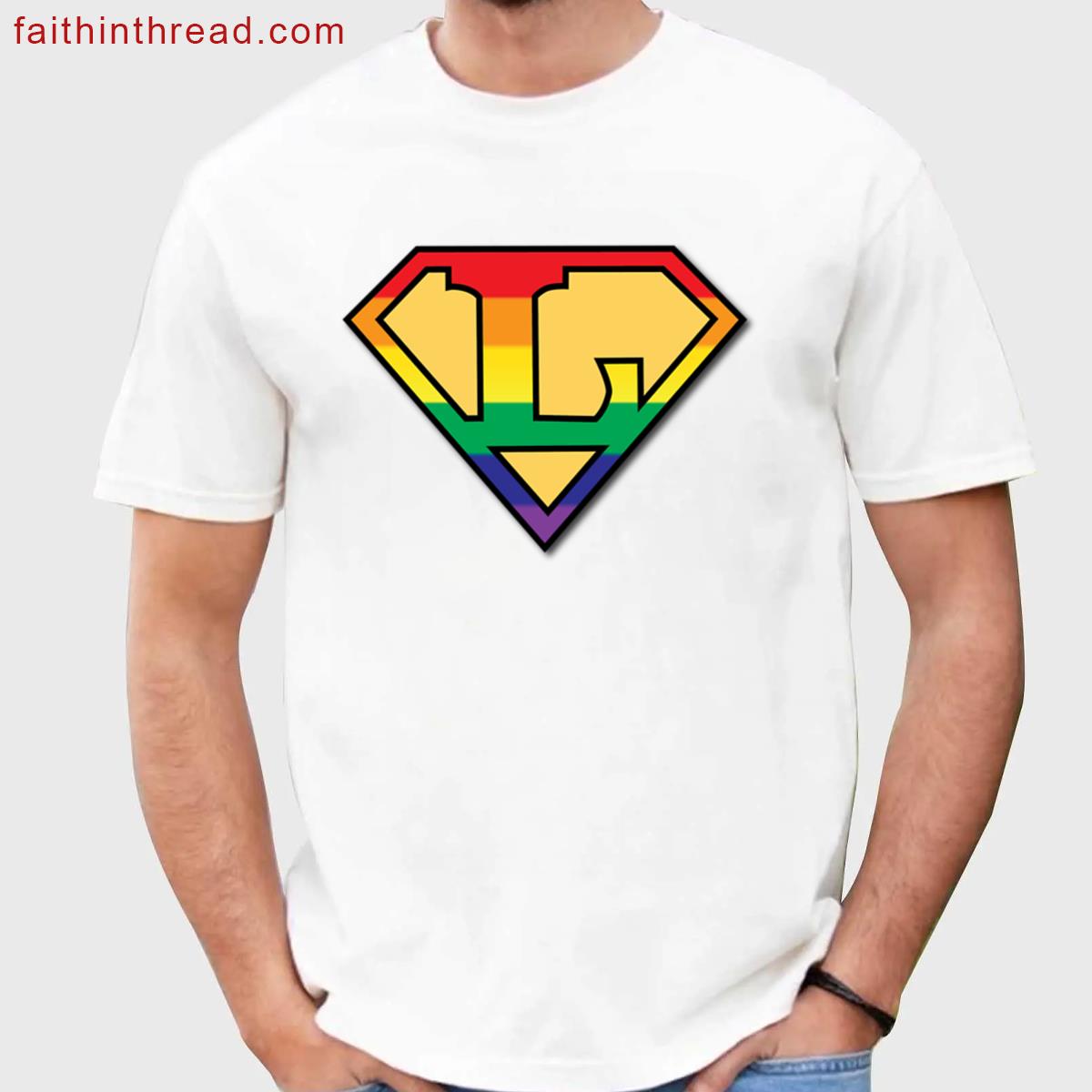 Super Lesbian Shield Shirt