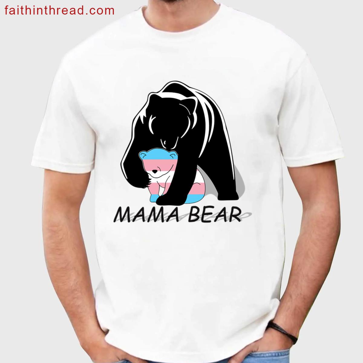 Transgender Pride Mama Bear Shirt
