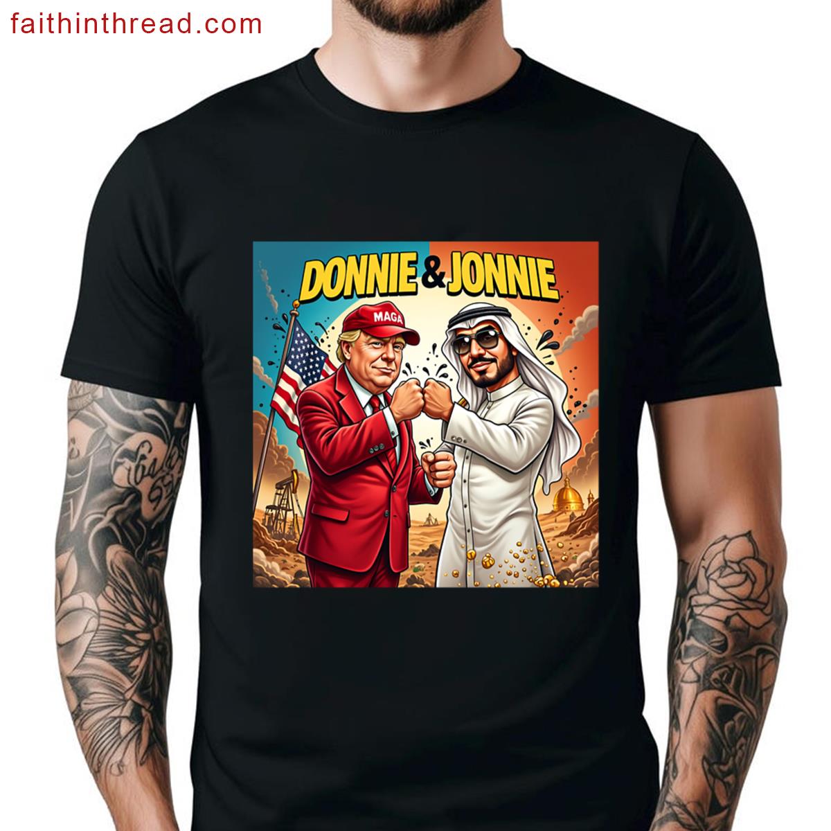 Trump And Saudi Arabia Prince Fist Bump Shirt