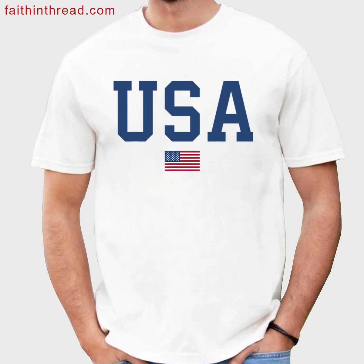 Usa Patriotic American Flag Shirt