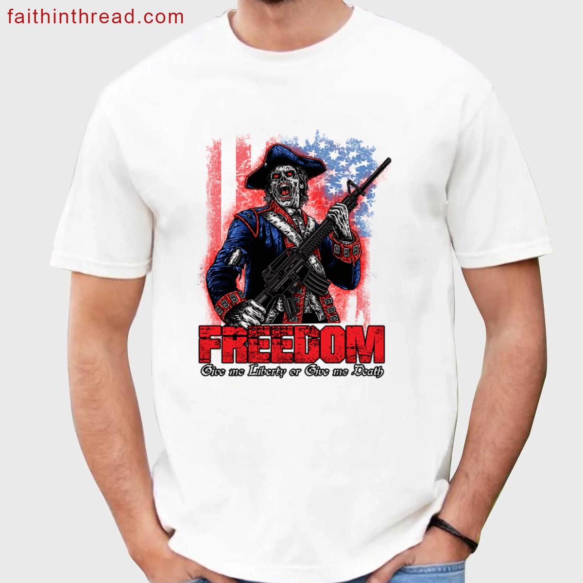 Usa Zombie Patriot Shirt